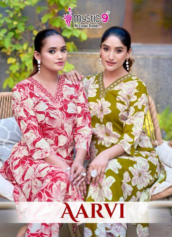 Mystic9 aarvi vol 1 coord set Kurti suppliers in Pune